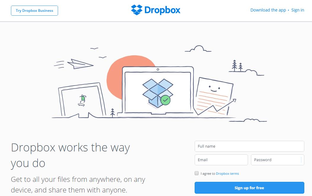dropbox-signup